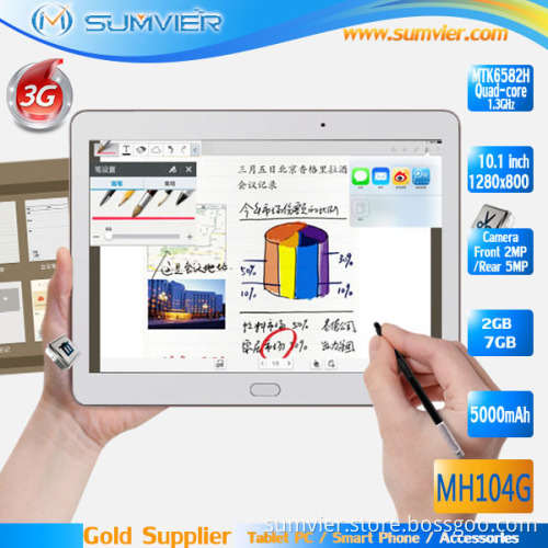 10.1inch 1280X800 IPS Mtk6582h Quad-Core Android 4.2.2 Tablet (MH104G)